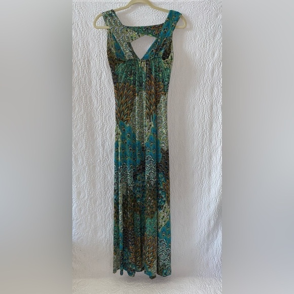 MT Collection Floral Paisley Print Maxi Dress - Picture 3 of 11